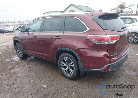 2016 Toyota Highlander Xle V6 из США, поврежденный, VIN 5TDJKRFH4GS355700
